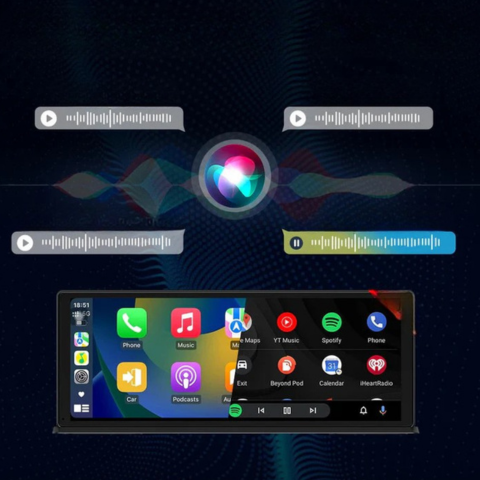 Schermo touchscreen da 11,3 pollici con telecamera da cruscotto 4K e telecamera posteriore da 1080p - Immagini ultra chiare e guida fluida