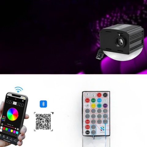 Kit di illuminazione a cielo stellato in fibra ottica - Effetto luminoso unico e atmosfera notturna