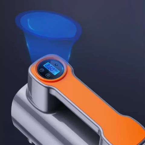 Draagbare luchtcompressor - digitaal display & instelbare druk