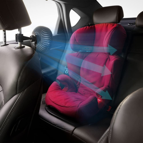 Mini Ventilatore Auto — Raffreddamento Efficace Durante il Viaggio 