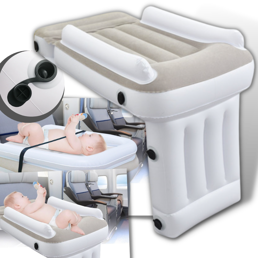 Uppblåsbar säng för barn - resekomfort och snabb installation