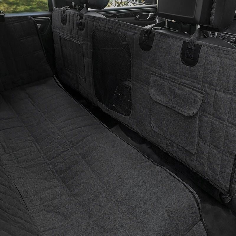 غطاء مقعد السيارة المخصص للكلاب - حماية كاملة وسهولة التركيب