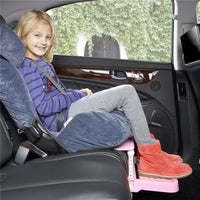 Reposa-pies ajustable y plegable para asiento de auto infantil — Confort y apoyo en viaje 