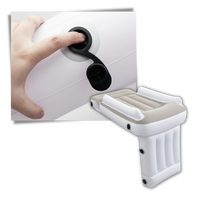 Uppblåsbar säng för barn - resekomfort och snabb installation