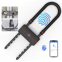 Zabezpieczenie rowerowe Bluetooth i odcisk palca 